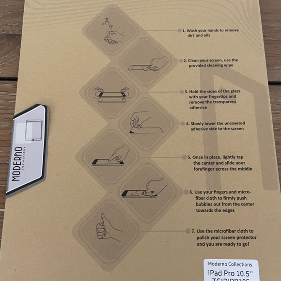 iPad Pro 10.5” tempered glass screen protector - Picture 4 of 4